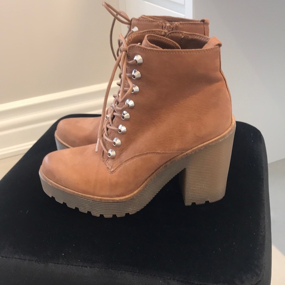 Aldo Suede Boots in Latte - Picture 2 of 6